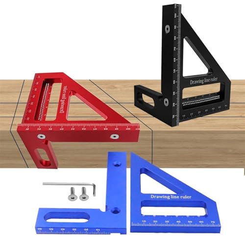 Règle triangulaire ERICAT avec disposition à 45/90 degrés pour coupe précise - 6