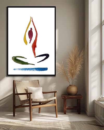 Tableau unique d'aquarelle abstraite pour éveiller la sérénité - 2