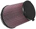 K&N engine air filter, washable and reusable: 2015-2019 Ford Mustang Shelby E-0649
