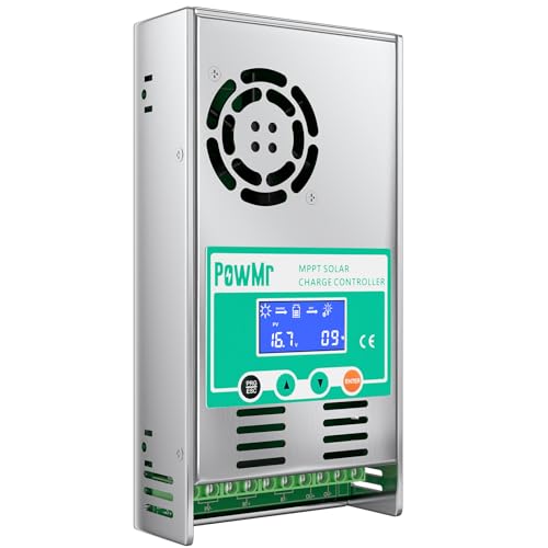 PowMr 60A MPPT Solar Charge Controller fit for 48V 36V 24V 12V