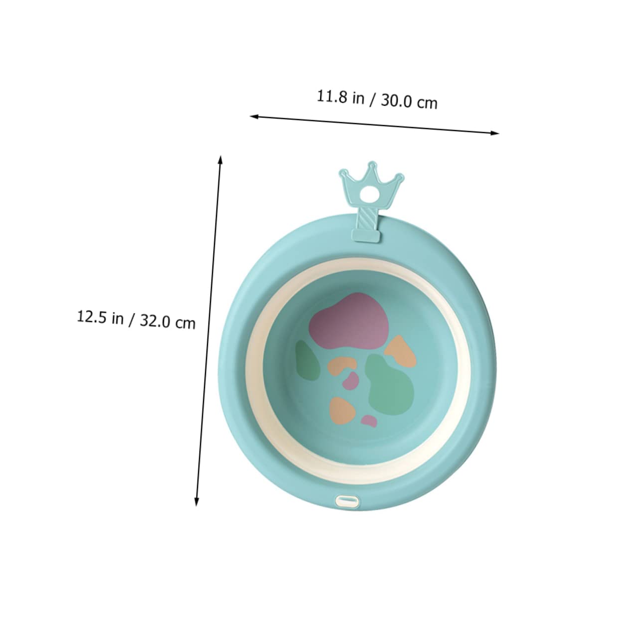 Portable Foldable Washbasin Soft Silicone Basin for Outdoor Foot Bath Lightweight and Stable Design for Easy Storage and Travel
