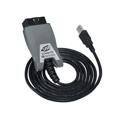 V-gate vLinker FS USB FORScan OBD2 Adapter for HS/MS-CAN Auto Switch, Wire OBD2 USB FORScan Adapter...