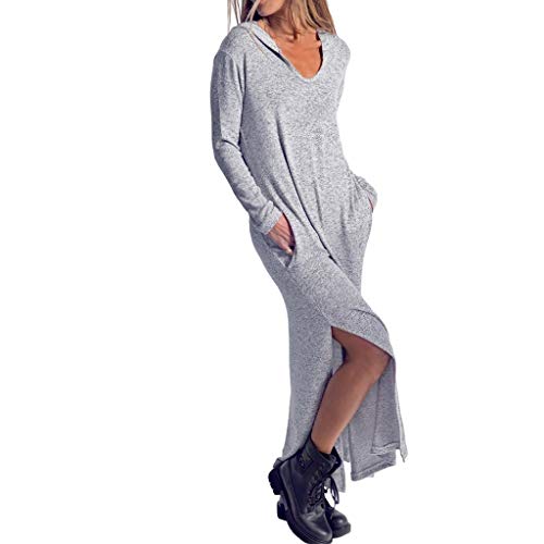 Dresses for Womens, FORUU Ladies Sales 2020 Winter Warm Under 10 Best Gift for Girlfriend Women's Sexy Long Sleeve V-Neck Knit Long Sleeve Hooded Solid Color Dress Dresses for Womens, FORUU Ladies Sales 2020 Winter Warm Under 10 Best Gift for Girlfriend Women's Sexy Long Sleeve V-Neck Knit Long Sleeve Hooded Solid Color Dress