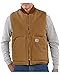 Price comparison product image Carhartt Men's Relaxed Fit Firm Duck Insulated Rib Collar Vest, Carhartt® Brown, M