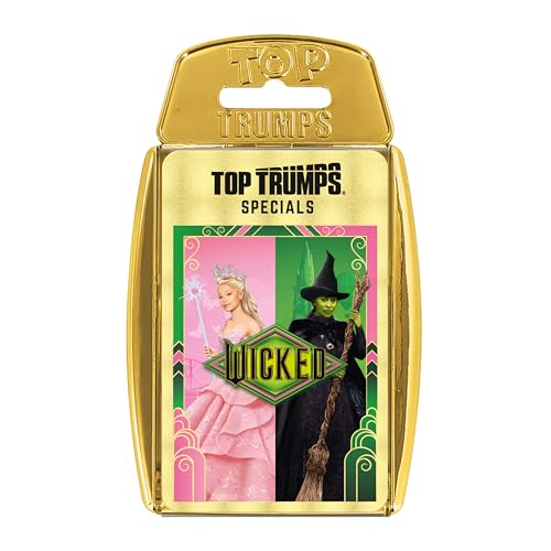 Top Trumps Card Game Wicked - Family Learning Games for Kids and Adults for 2+ Players - Kid War Games for Families for 6 Plus Kids