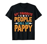 Photo Gallery my favorite people call me pappy - divertente festa del papà, da uomo maglietta Photo Gallery my favorite people call me pappy - divertente festa del papà, da uomo maglietta