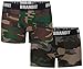 Produktbild Brandit Boxershort Logo, 2er Pack, Woodland und darkcamo, Größe M