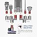 LANMU Accessory Holder Compatible with Dyson V15 V12 V11 V10 V8 V7 Outsize Gen5 G5 Cordless Stick Vacuum, No-Drilling Docking Station Attachments Organizer Accessories Storage Rack