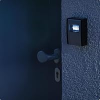 ABUS KeyGarage 787 LED - Schlüsselbox zur Wandmontage - mit beleuchteten Zahlenwalzen - für Schlüssel oder kleine Wertgegenstände - 83854 - Schwarz-Silber – Ansicht 6