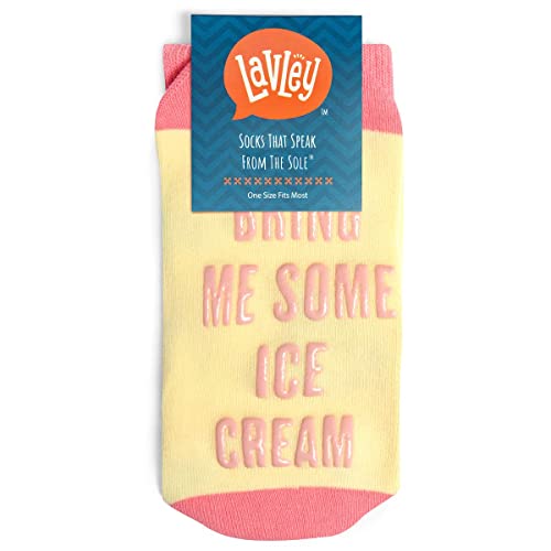 Lavley If You Can Read This Bring Me Some Socks (Ice Cream, Eis, Pizza) - Lustige Socken fur Damen und Herren – Bild 10