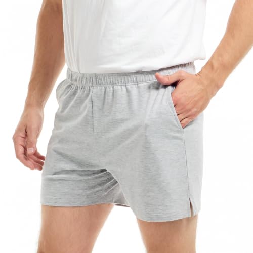 Image of AIMPACT Men's 4 inch Inseam Sleep & Lounge Pajama Shorts with Pockets