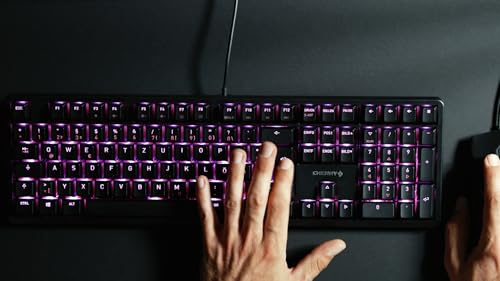 G80-3000N RGB, Tastiera gaming meccanica con illuminazione RGB, Layout per il Regno Unito (QWERTY), Con filo, Interruttori originali MX SILENT RED, Colore nero - Tastiera gaming - Immagine 5