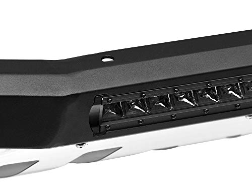 Image of Armordillo USA 7179646 AR Series Bull Bar W /LED Fits 2002-2005 Dodge Ram 1500-Matte Black W /Aluminum Skid Plate (Excl. GTX,Hemi Sport,Rumble Bee,Tacoma)