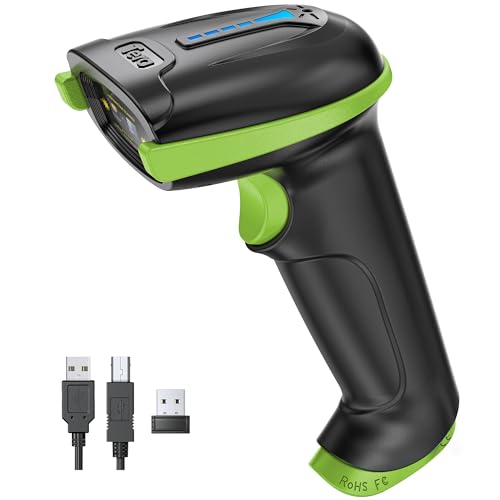 Tera Barcode Scanner Wireless Versatile 2-in-1...