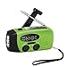 Solar Radio Notfall Radio wetterradio mit LED Taschenlampe - Tragbare AM/FM Dynamo Kurbelradio mit Wiederaufladbar Batterieunterstützung 2000 mAh Powerbank für Heim Reisen und Camping