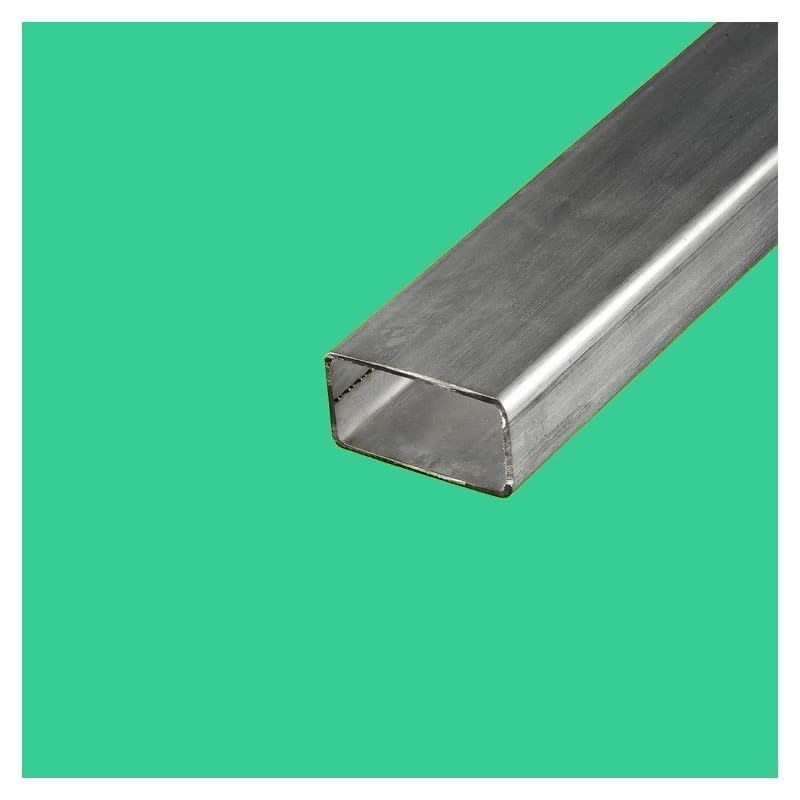 Commentfer – Tubo rectangular de acero inoxidable 50 x 30 mm, longitud en metros – 4 metros