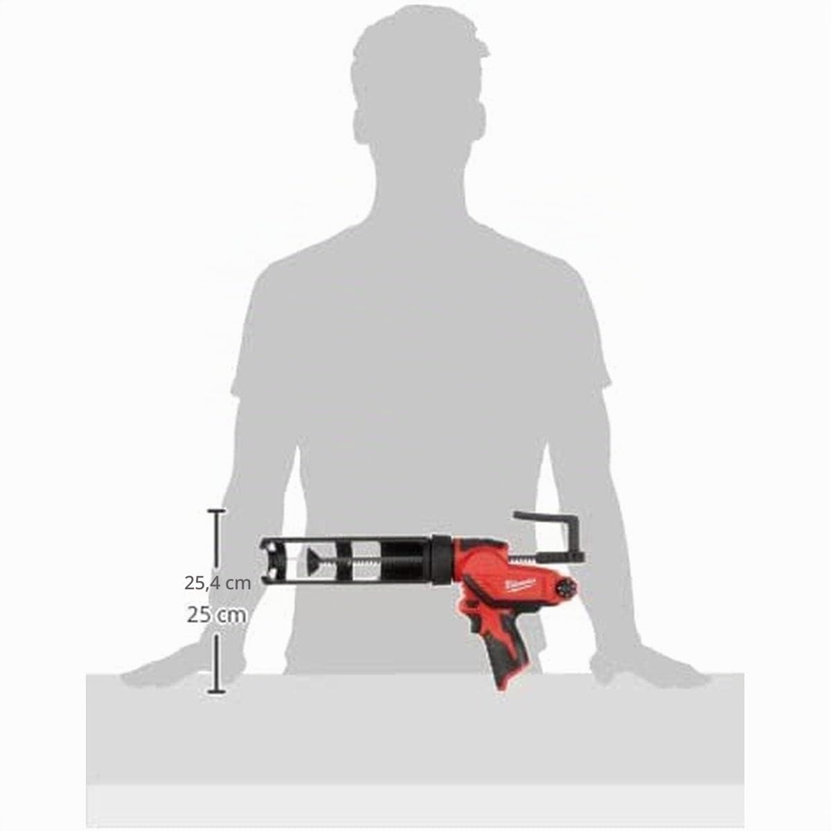 Pistola per silicone a batteria Milwaukee M12PCG/310 – 0 12 V – XXX, 1 pezzi, 4933441783