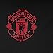 Manchester United FC Official Mens Loungewear Short Pyjamas Black Crest Medium