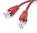 BattleBorn 10ft CAT6 RJ45 Ethernet Network Patch Cable - Red - 10 Feet