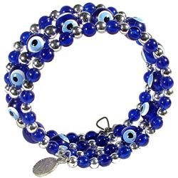 Evil Eye Bracelet - Triple Row
