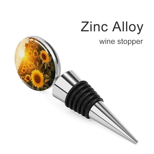 Bouchon de bouteille de vin réutilisable avec joint silicone