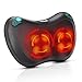 TAKRINK Neck Massager Pillow Back Massage Shiatsu Massager with Heat 8 Deep Tissue Kneading Nodes 3 Speeds 2 Directions for Lower Back Neck Shoulders Muscle Pain Relief Use at Home Car