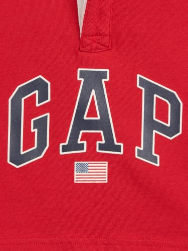 Image of Gap Baby Boys' Short Sleeve Oversized Logo Polo Shirt