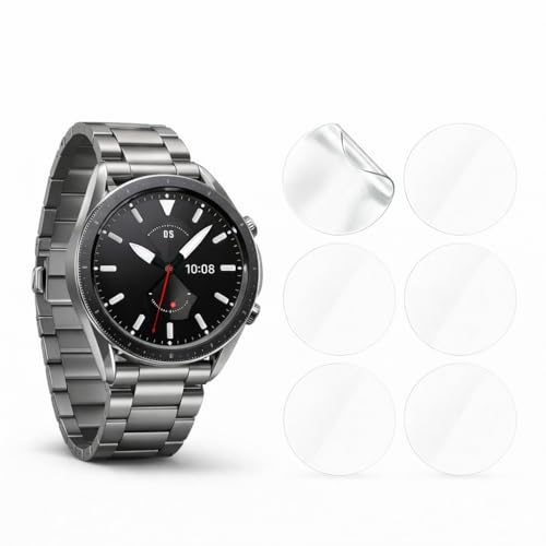 Compatibilità Perfetta - Taglio su misura per Samsung Galaxy Watch 3 Titanium, copertura edge-to-edge, massima sensibilità al tocco.