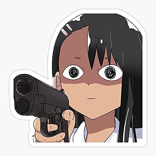 Dont San Toy with Me Nagatoro Miss Ijiranaide Hayase Sticker Decal Vinyl - Peel and Stick to Any Smooth Surface