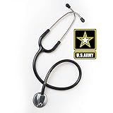 U.S. Army Cardiology Stethoscope Single Head for Medical and Clinical Use - 27 inch
