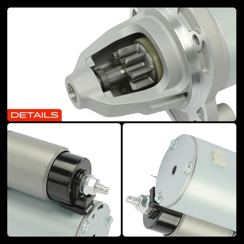 A-Premium Starter Motor Compatible with Chrysler 300 & Dodge Challenger Charger 11-16, Durango 11-15 & Jeep Grand Cherokee 13-15 & Ram 1500 13-14, 3.6L, 12V 1.3KW 9-Teeth Clockwise, Replace# 4801852AB by A-Premium - Used condition - Image 9