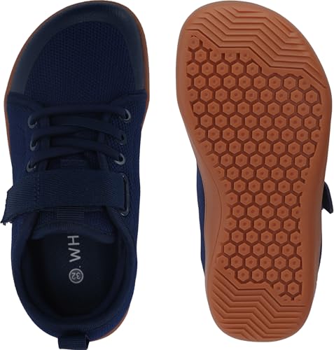 Image of WHITIN Kid Barefoot School Shoes | Boys /Girls Wide Toe Box Sneakers W8K6