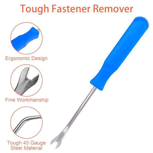 Fousenuk 8 Stück Auto Demontage Werkzeuge Set Blau, Tools Zierleistenkeile Verkleidungs Werkzeug, Hebelwerkzeug Auto, Kunststoff Hebelwerkzeug für Entfernung Autotür Türverkleidung und Platten