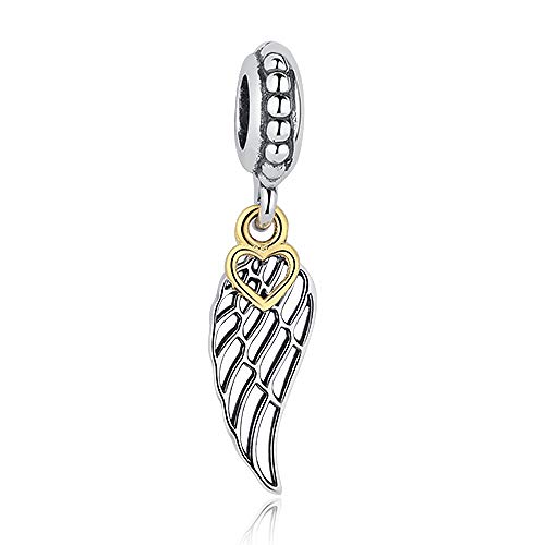 Collier de Perles Argent 925 anti-allergie avec pendentif cœur