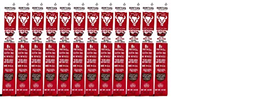 12 Count - Hunter's Reserve - PKM - Exotic Meat Trail Sticks - 6 Count - Adventure You Can Taste - Wild Game Exotic Jerky Meat Sticks (Bison Chipotle)