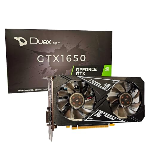 Placa de Vídeo NVIDIA Duex GeForce GTX 1650 PRO T66O 4GB DDR6 128 Bits
