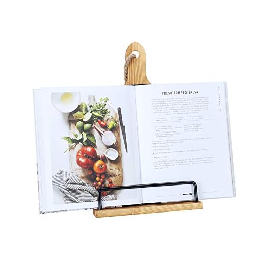 Soligt Cookbook Stand for Kitchen Counter - Brown