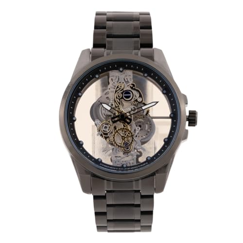 Image of French Connection Cosmos | Skeleton Dial | Stainless Steel Strap | Quartz Watch for Men - FCK1BM