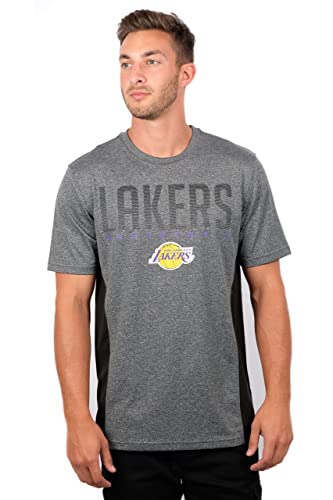 Ultra Game NBA Golden State Warriors Mens Active Tee Shirt, Charcoal Heather, Small