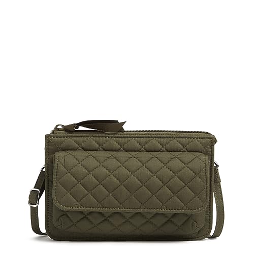 Image of Vera Bradley Women's Cotton Wallet Crossbody Purse with RFID Protection