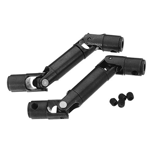 Carremark 2 Piezas Upgrade Metal Eje de transmisión Compatible WPL HengLong 1/16 RC Auto Piezas Crawler