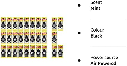 MAGIC TREE BLACK ICE AIR FRESHENER PACK OF 5