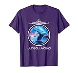 Juneau Alaska Whale Watching Aurora Borealis Souvenir T-Shirt