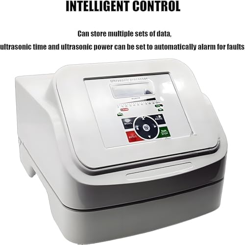 High-Speed Handheld Homogenizer & Emulsifier Mixer with Time Control, Power Adjustment, Pulse Mode - Ideal Disperser for Cell Disruption & Mixing Large Volumes