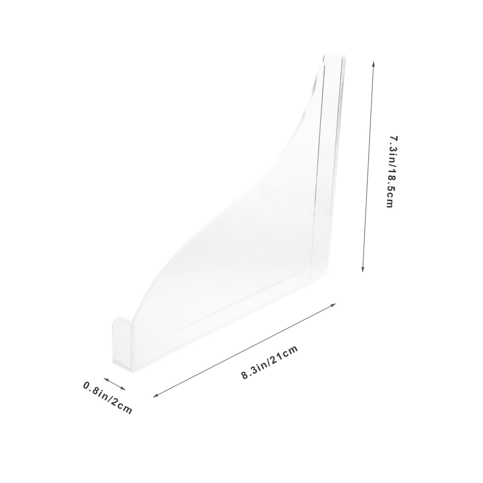 Unomor 2Pcs Transparent Bathtub Splash Guards Wear Resistant Water Barrier for Guest Bathroom Essentials Splashing to Keep Floors Dry and Clean