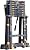 Ladders,Telesladder Fiberglass Telescoping Extension Ladder Non Conductive, Anti-Pinch Heavy Duty Folding Ladder for Outdoor Building & Rooftops Max Load 150Kg/330Lb/3.1M+3.1M/10Ft