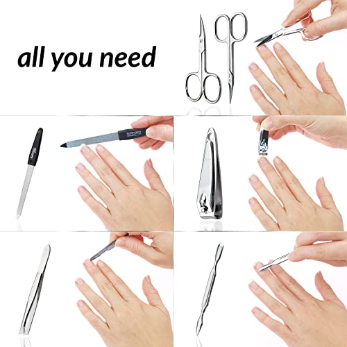 Solingen Manicure Set for Women & Men, 7-Piece Pedicure Kit Made in Germany with Nail Nippers - Image 4