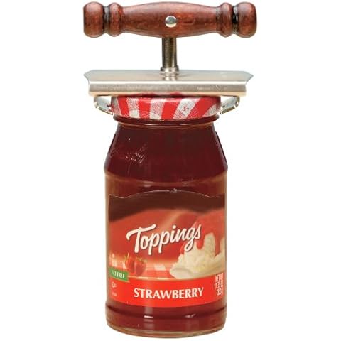 Bandwagon Twister Jar Opener, Steel with Wood Handle for Easy Hand Mobility Cover