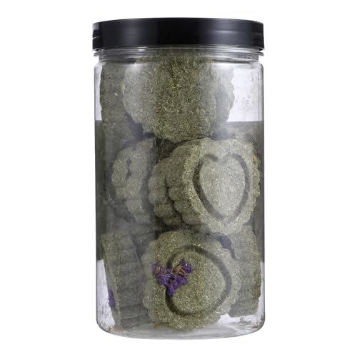 Milisten Biscuits à Mâcher Naturels pour Petits Animaux – Mélange 3 Saveurs – Friandises Dentaires pour Lapins, Hamsters et Cochons D’Inde – Boîte...