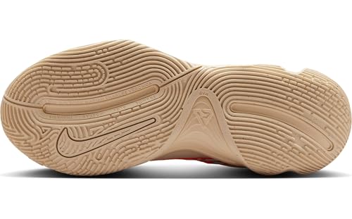 Nike Giannis Immortality 4 Basketball Shoes (FQ3680-200, Light Khaki/Alabaster/Total Orange/White)4